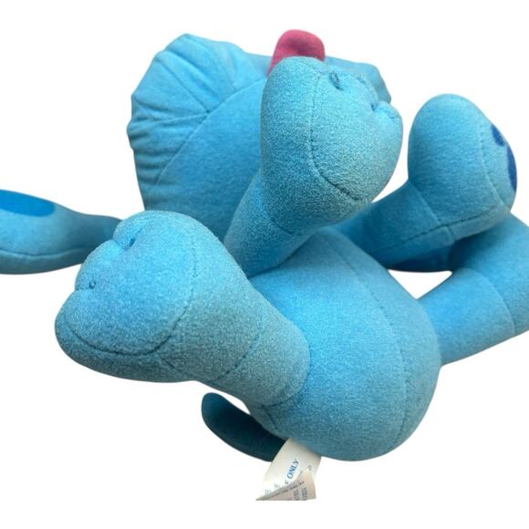 VTG 90s Blues Clues Pose-A-Blue 8" Plush Blue PBS Tyco 1997 Stuffed Animal Dog - Picture 7 of 16